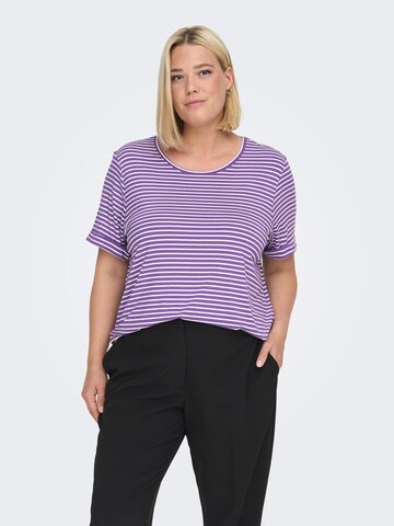 ONLY Carmakoma Shirt 'Nanna' in Purple: front