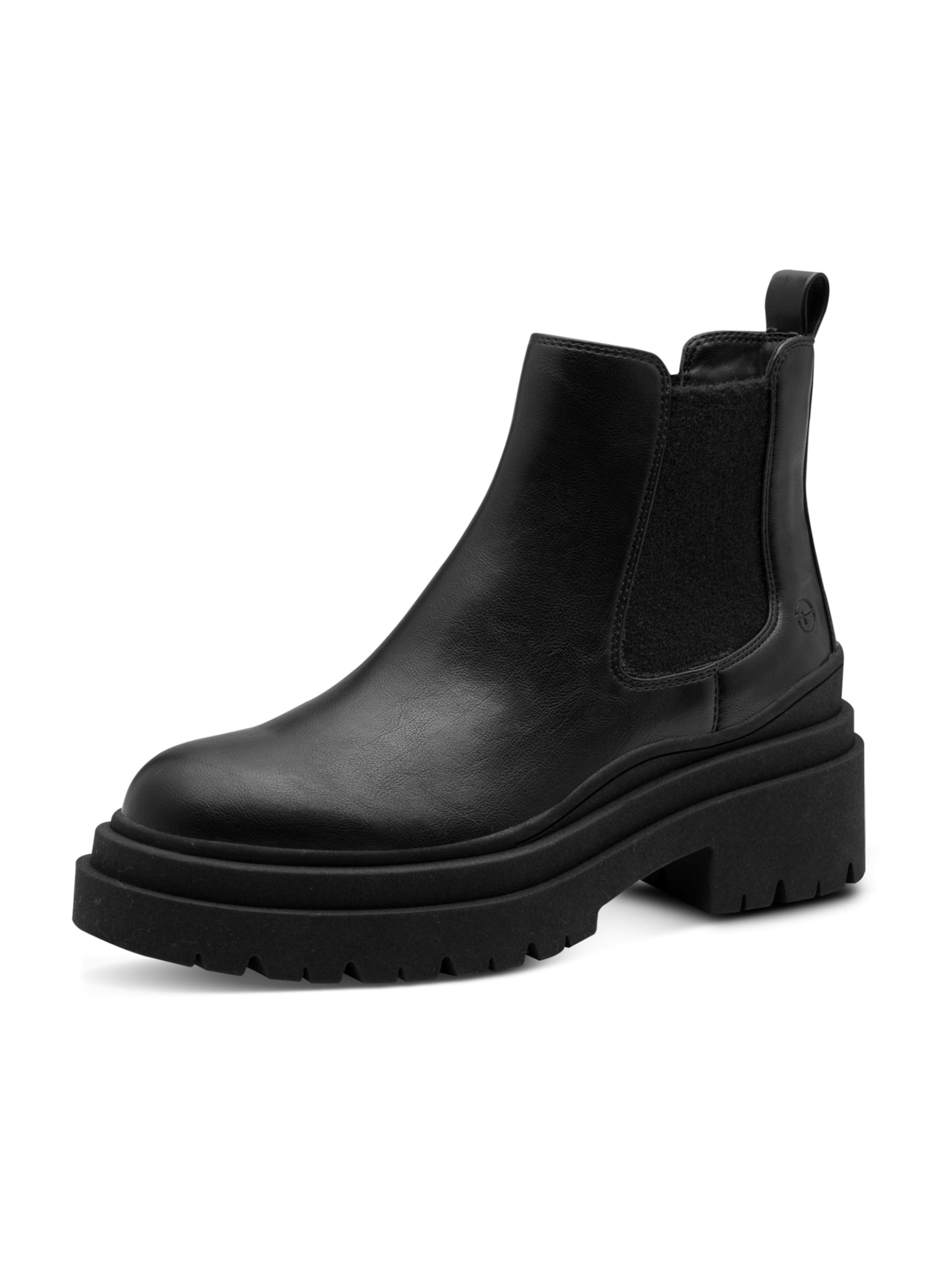 Tamaris Chelsea boots in Black: front