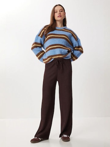 Wide Leg Pantalon Happiness İstanbul en marron