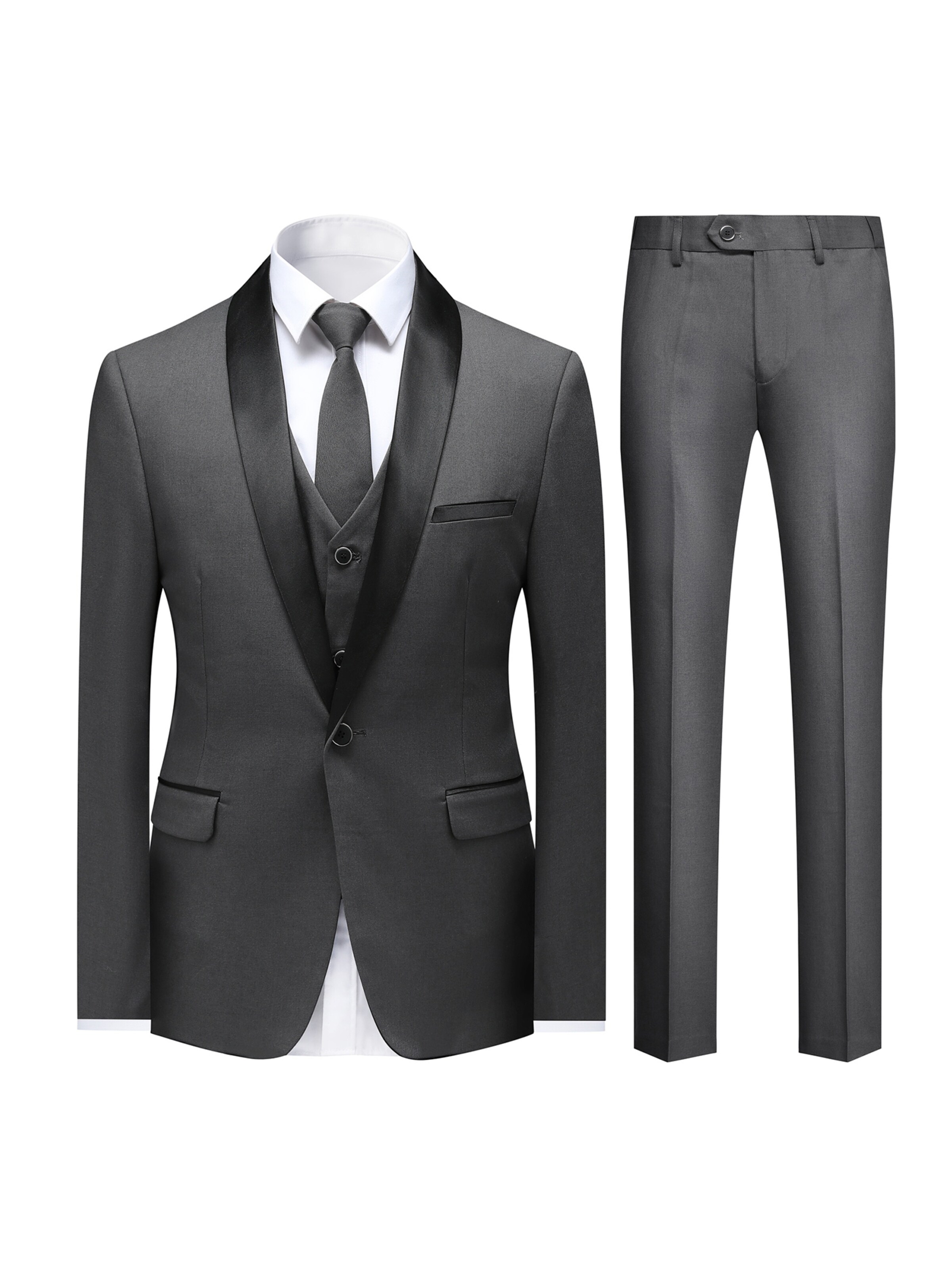 Youthup Suit in Grey: front