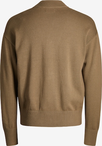 JACK & JONES Kofta i brun