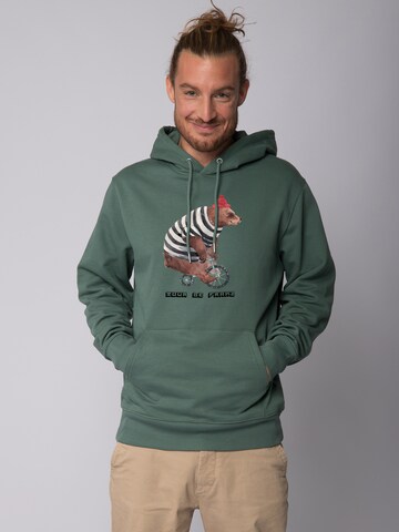 Sweat-shirt ' Tour de Franz ' Watapparel en vert : devant