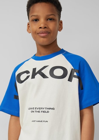 T-Shirt s.Oliver en bleu : devant