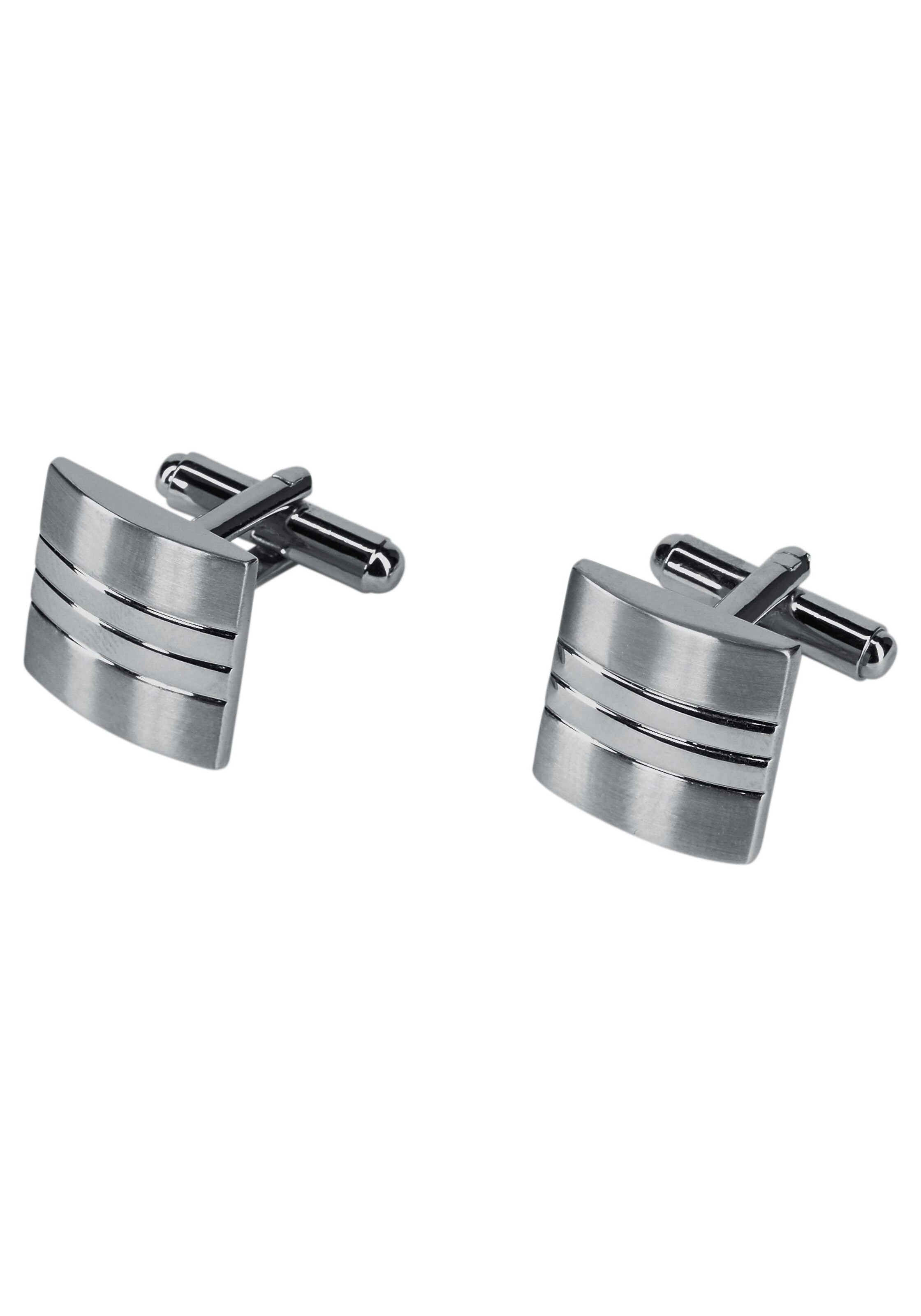 J. Jayz Cufflinks in Silver: front