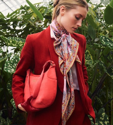 Roeckl Wrap ' PAISLEY REFLECTION ' in Yellow: front