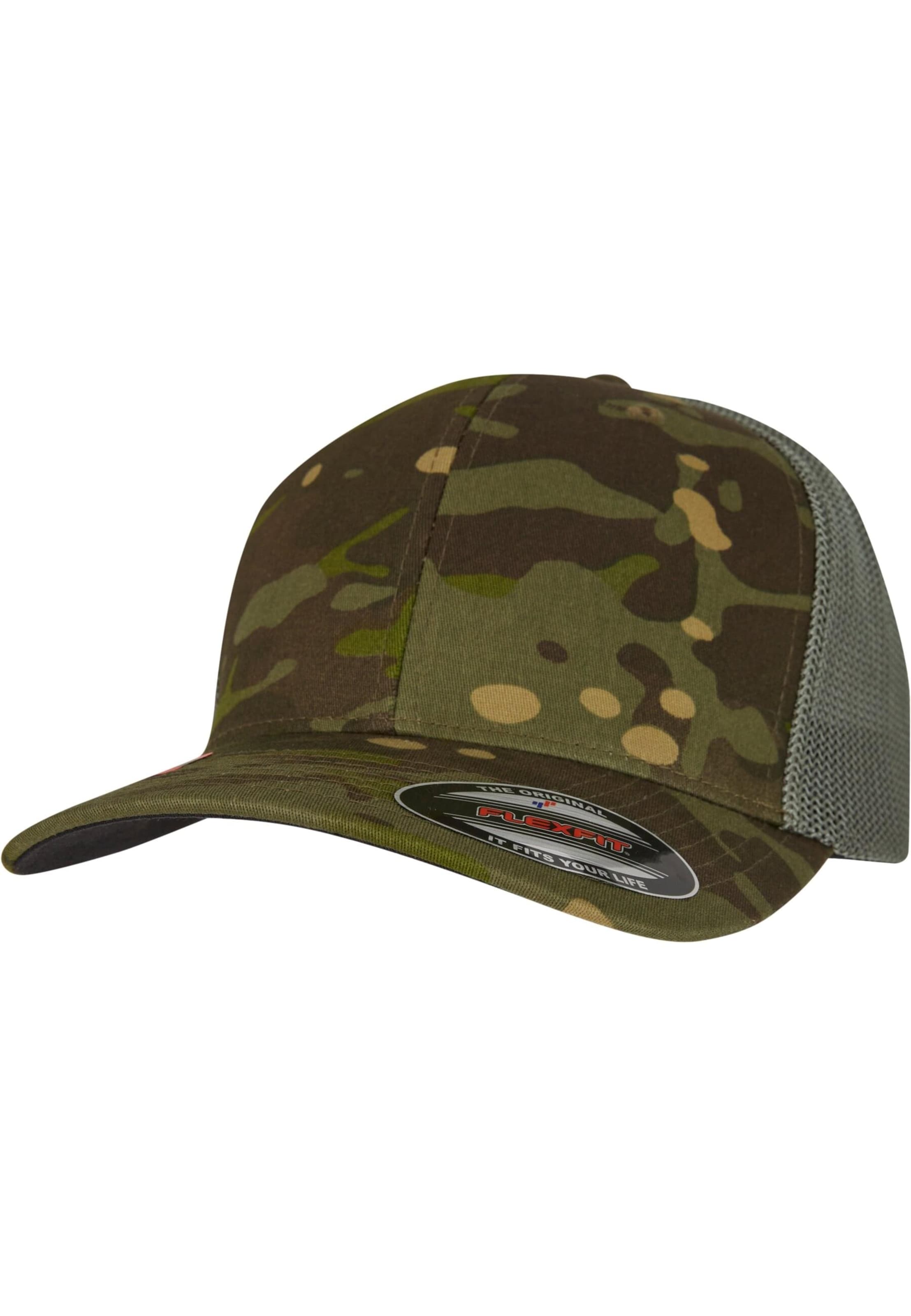 Flexfit Cap in Grün: Vorderseite