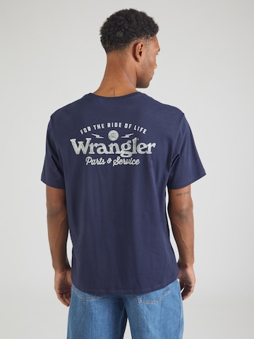 WRANGLER Póló - kék: elől