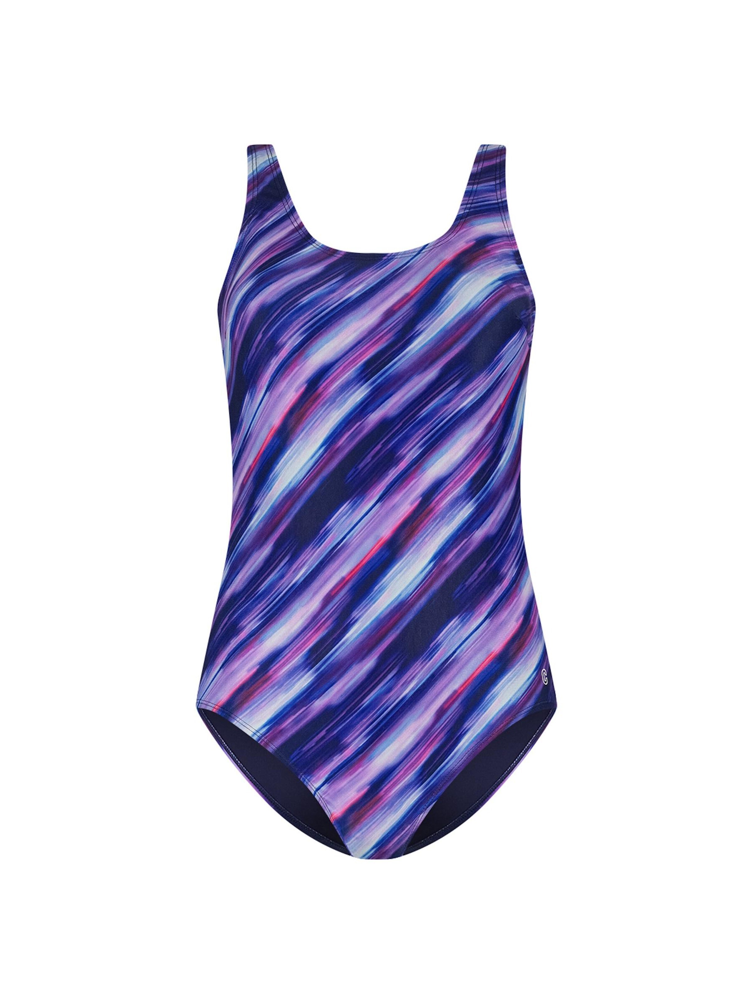 Ten Cate Classic Swimsuit in Purple: front