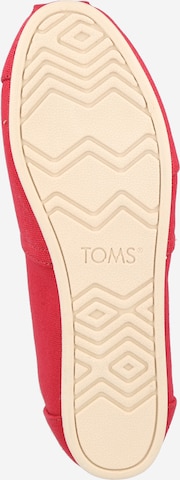 TOMS - Sapato Slip-on 'ALPARGATA' em vermelho