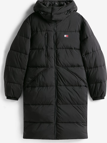 Manteau d’hiver Tommy Jeans en noir : devant