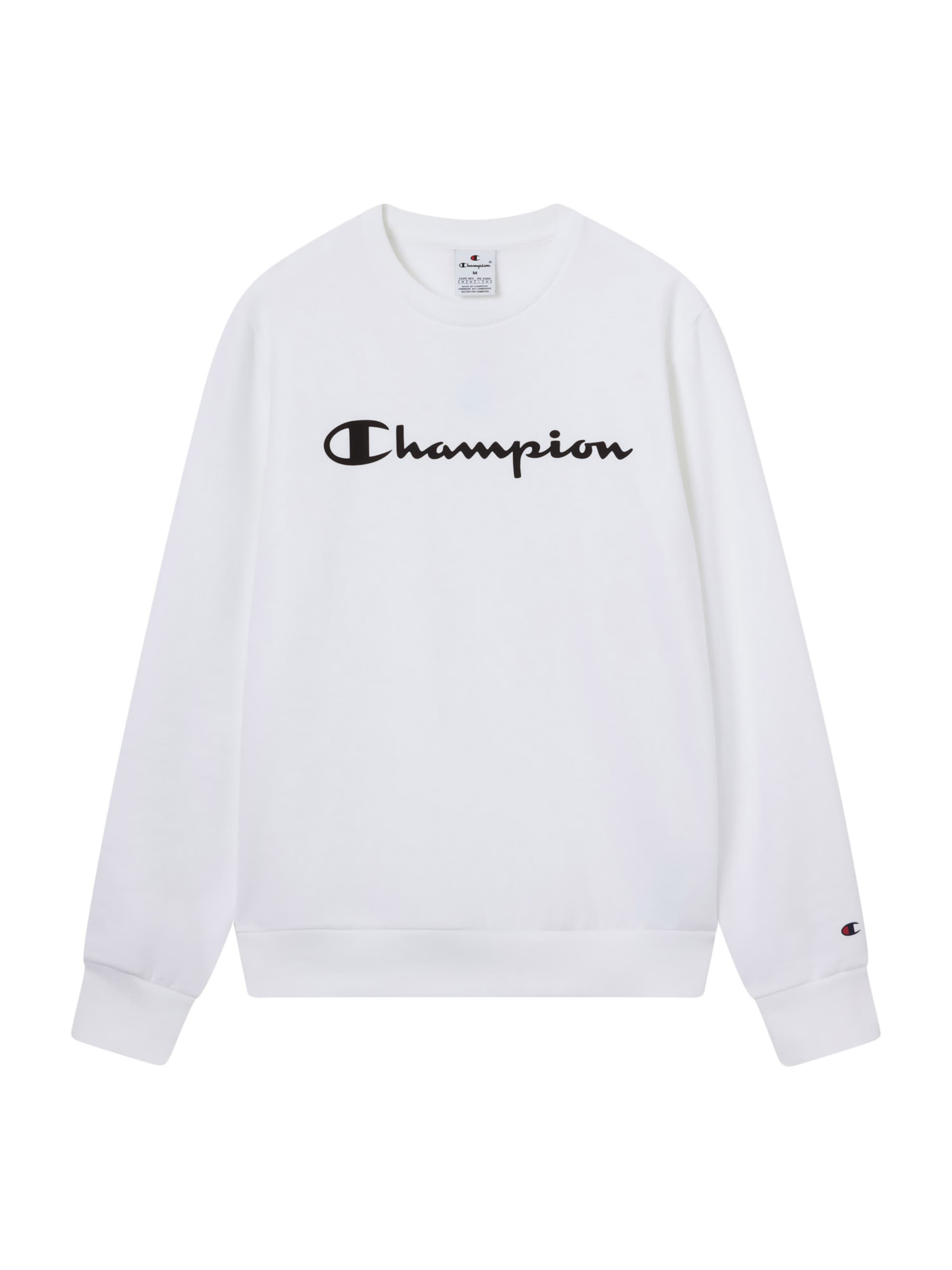Champion Authentic Athletic Apparel Sweatshirt in White: front