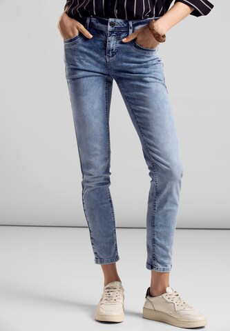 STREET ONE Slim fit Jeans 'York' in Blue: front