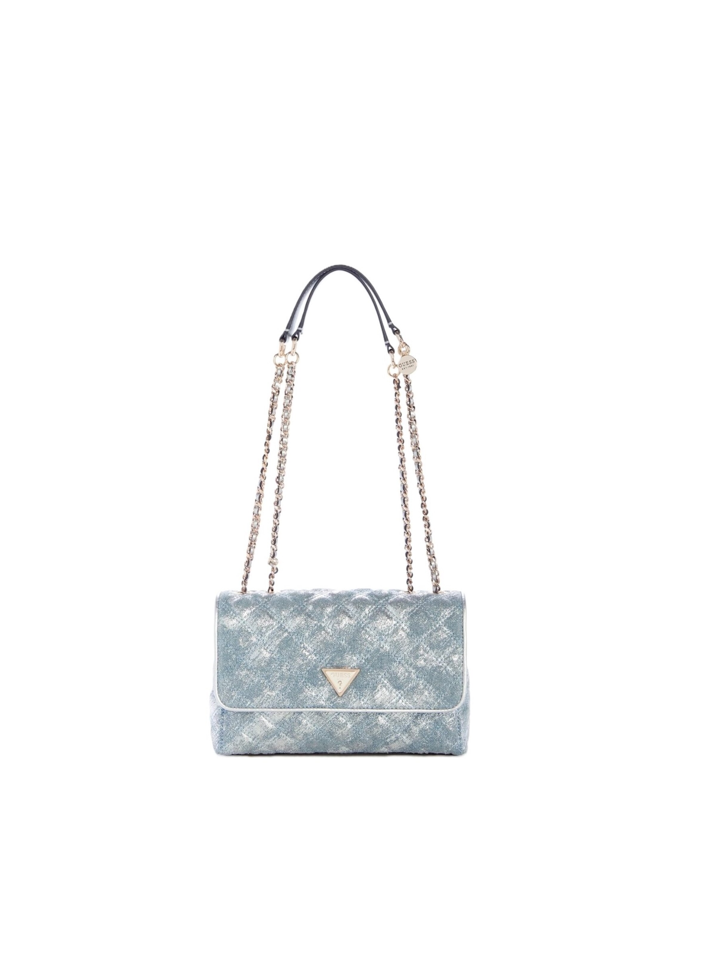GUESS Schultertasche 'DG967320' in Silber: Vorderseite