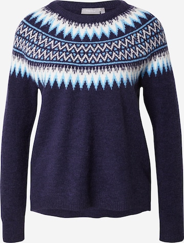 Fransa Sweater 'ISABELLA' in Blue: front