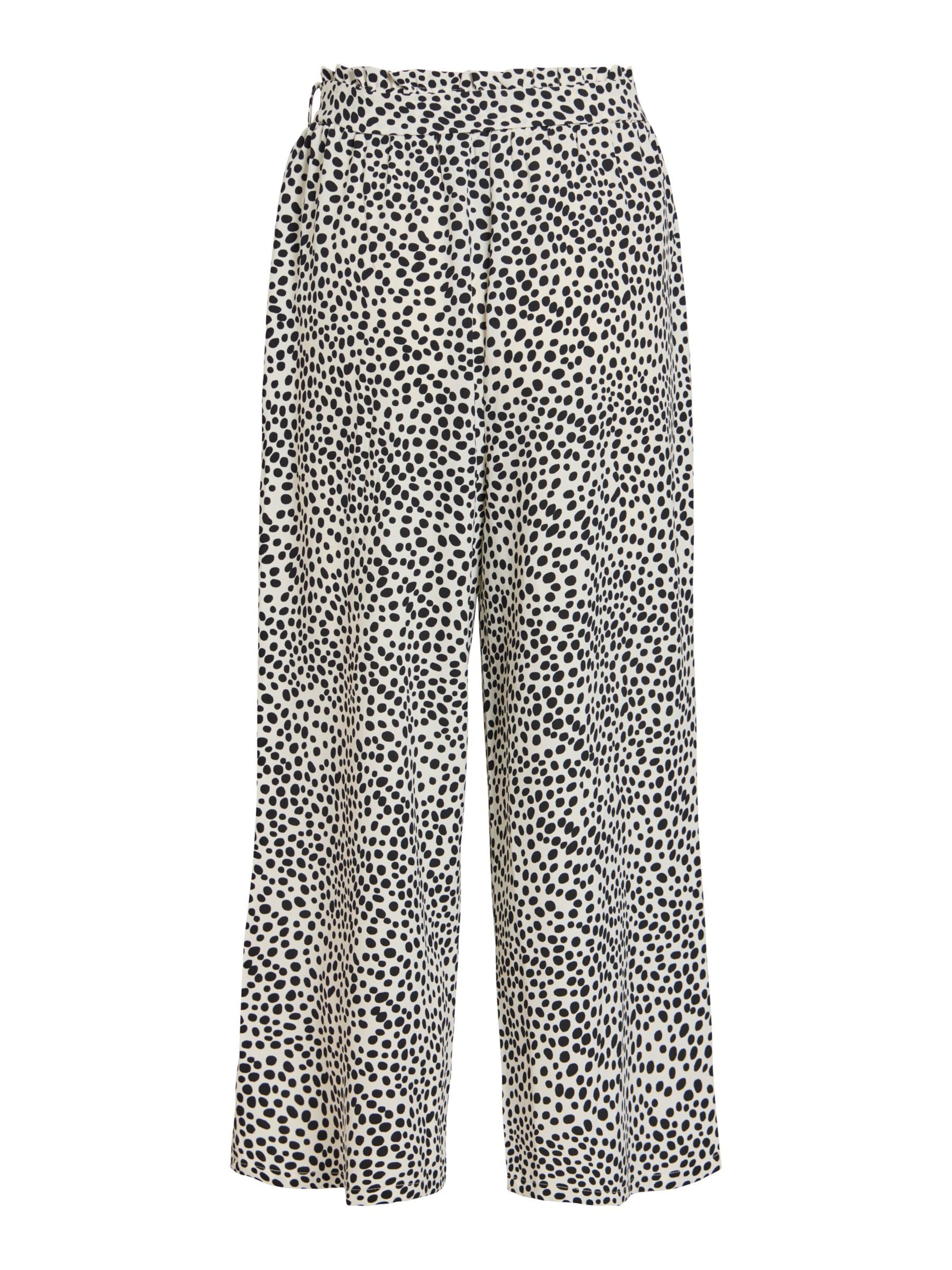 VILA Loose fit Trousers in Black