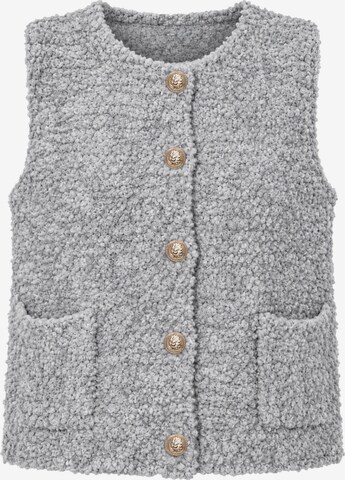 SASSYCLASSY Weste in Grau: Vorderseite