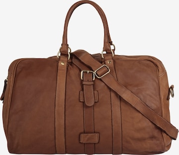 forty° Reisetasche in Braun: Vorderseite