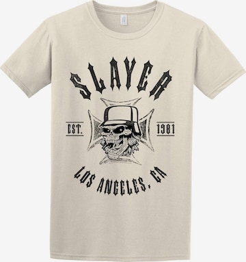 Slayer Koszulka 'Slayer EST.1981 T-Shirt' w kolorze biały: przód