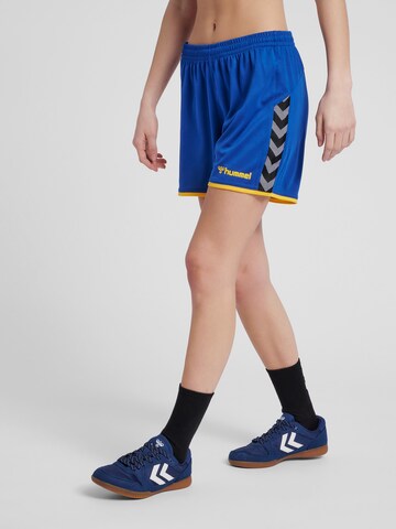 Hummel Regular Sportbroek in Blauw