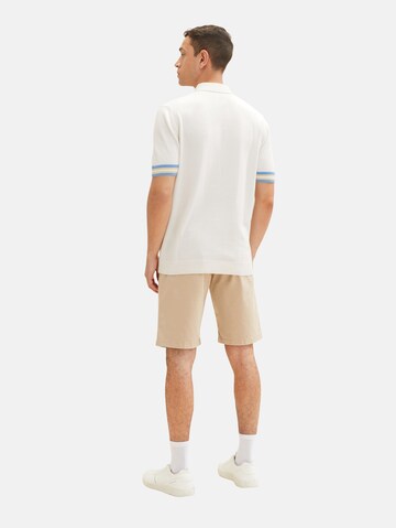 TOM TAILOR Regular Shorts in Beige