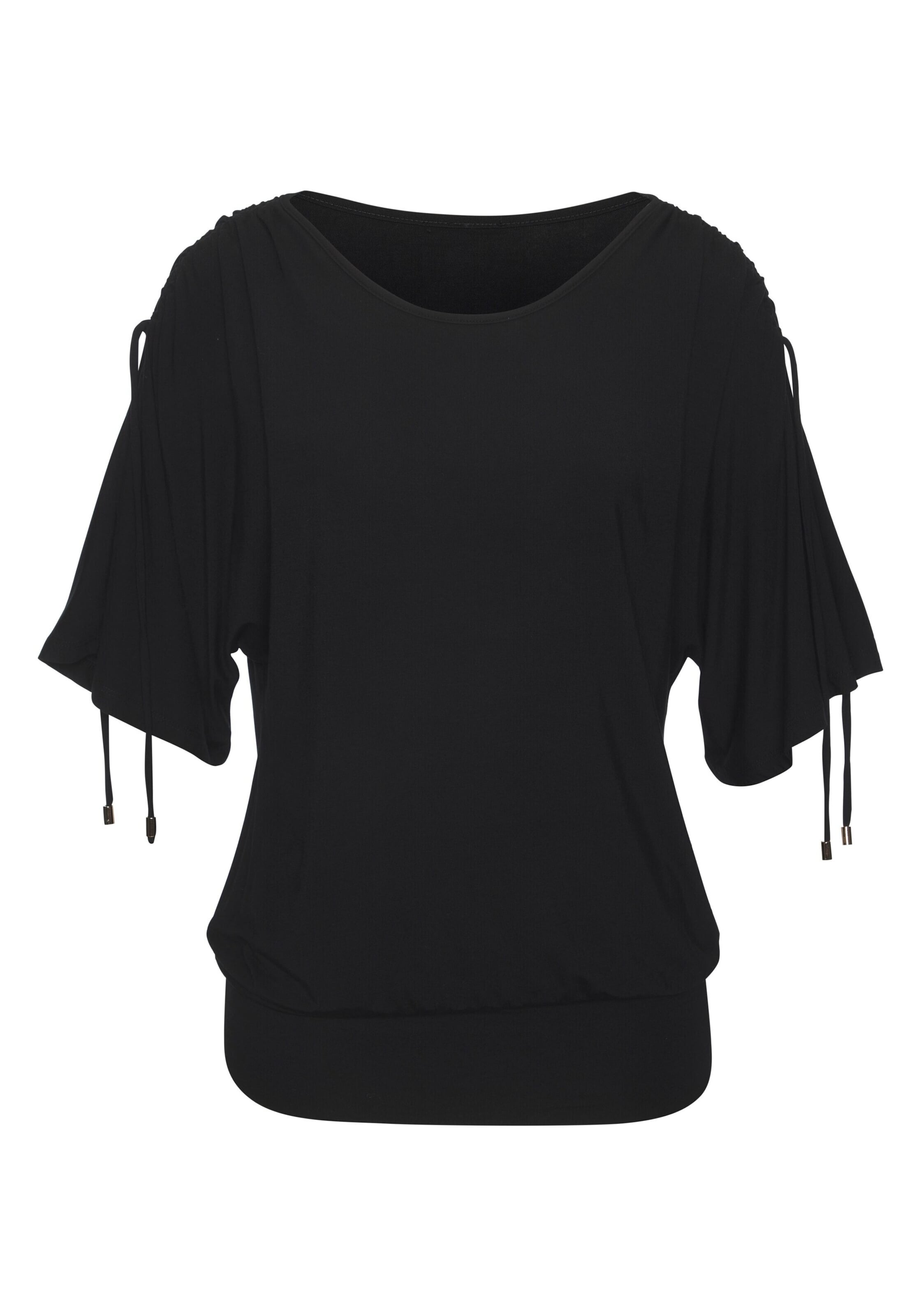 LASCANA Shirt in Black: front