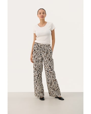 Part Two Wide leg Trousers 'TinkePW ' in Beige