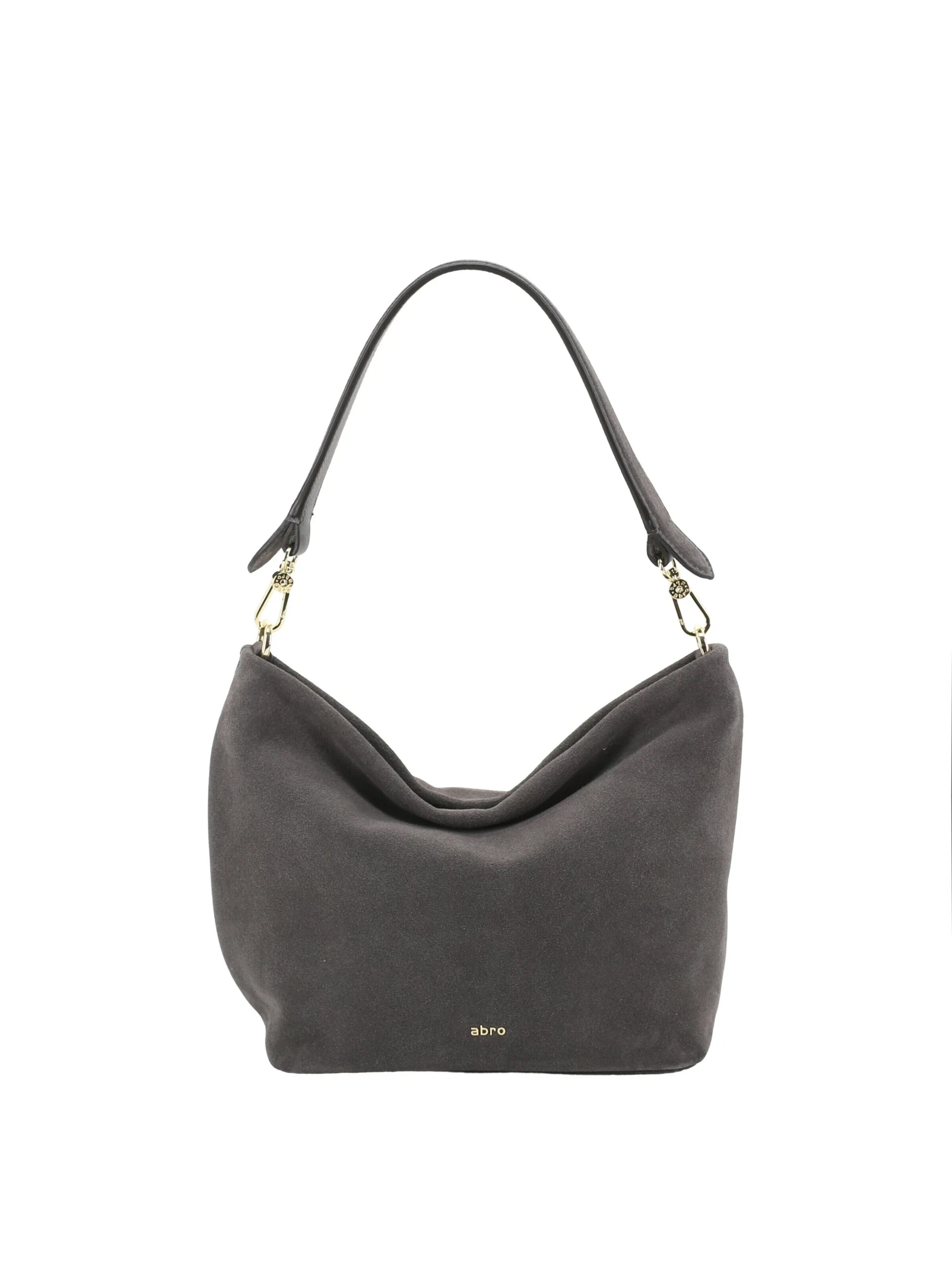 ABRO Shoulder Bag 'EBONY' in Grey: front