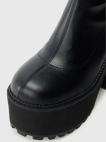 BUFFALO Over the Knee Boots 'KILLAH' in Black