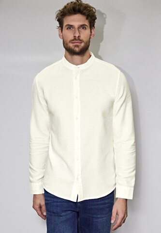 Street One MEN Regular Fit Hemd in Weiß: Vorderseite