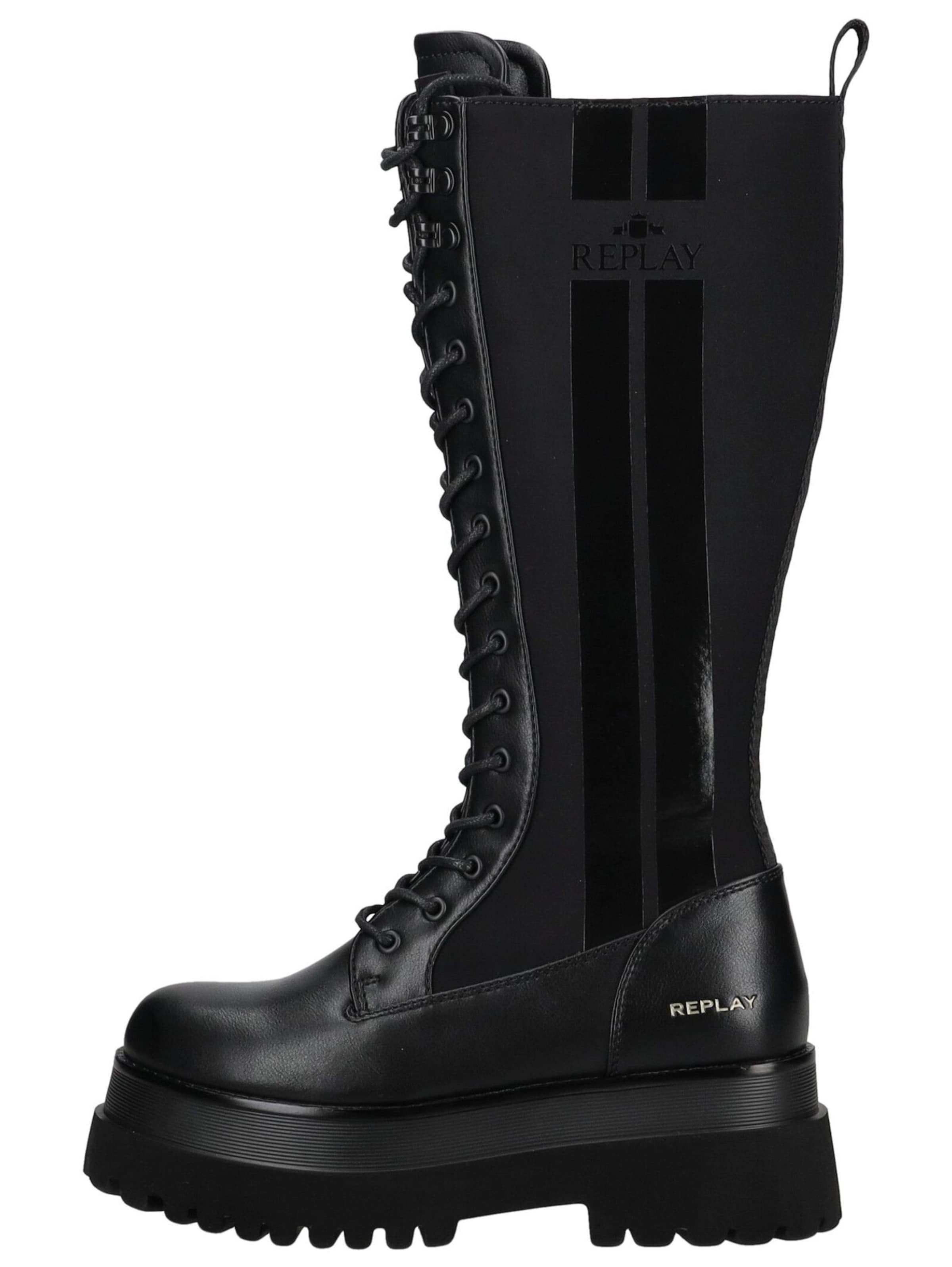 REPLAY Veterlaarzen in Zwart