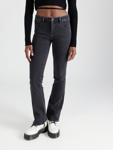 WRANGLER Bootcut Jeans in Zwart: voorkant