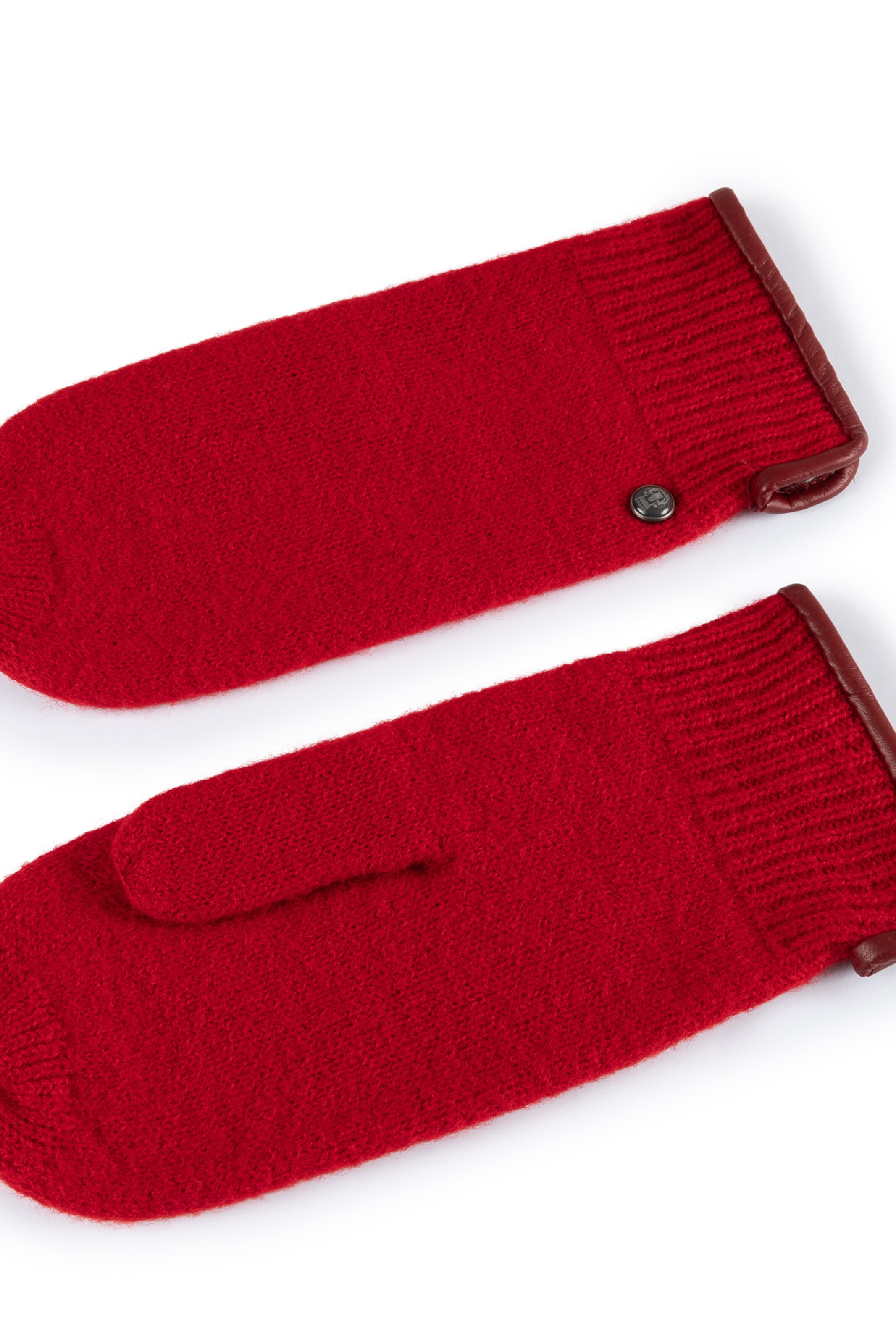 Roeckl Wanten 'FELTED WOOL' in Rood