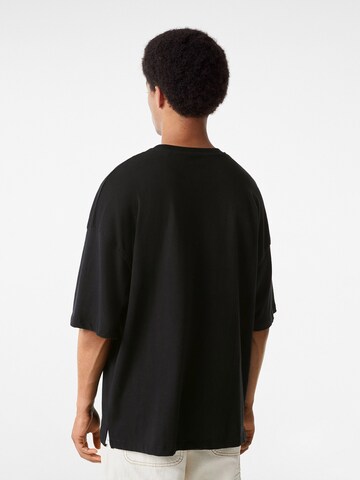 Bershka Shirt in Schwarz