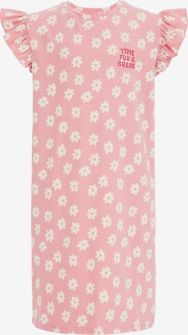 Chemise de nuit WE Fashion en rose : devant