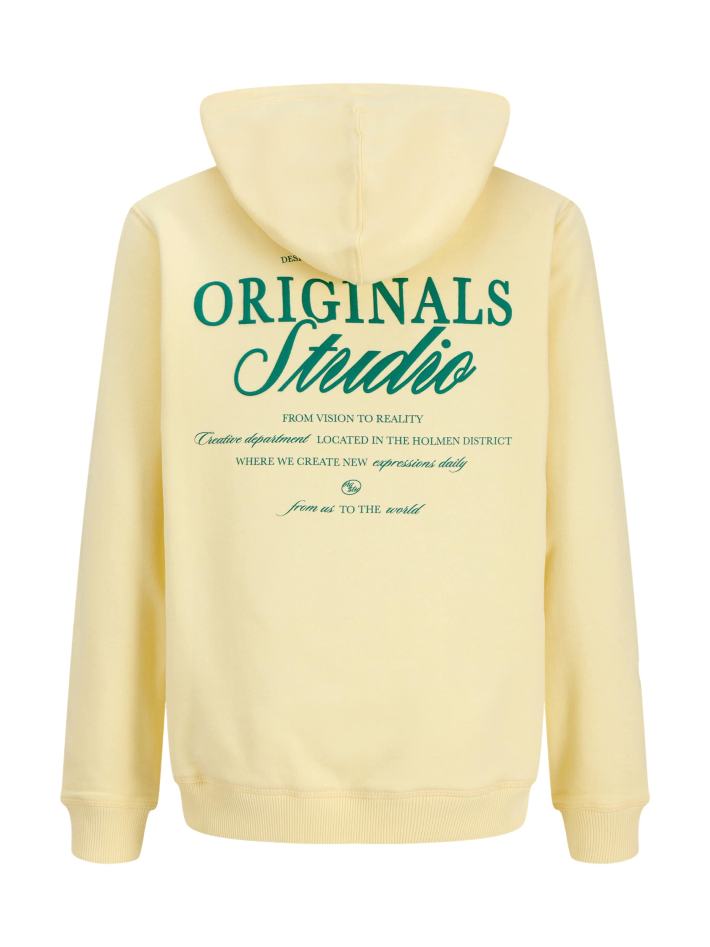 geltona Jack & Jones Junior Megztinis be užsegimo 'JORNORREBRO'