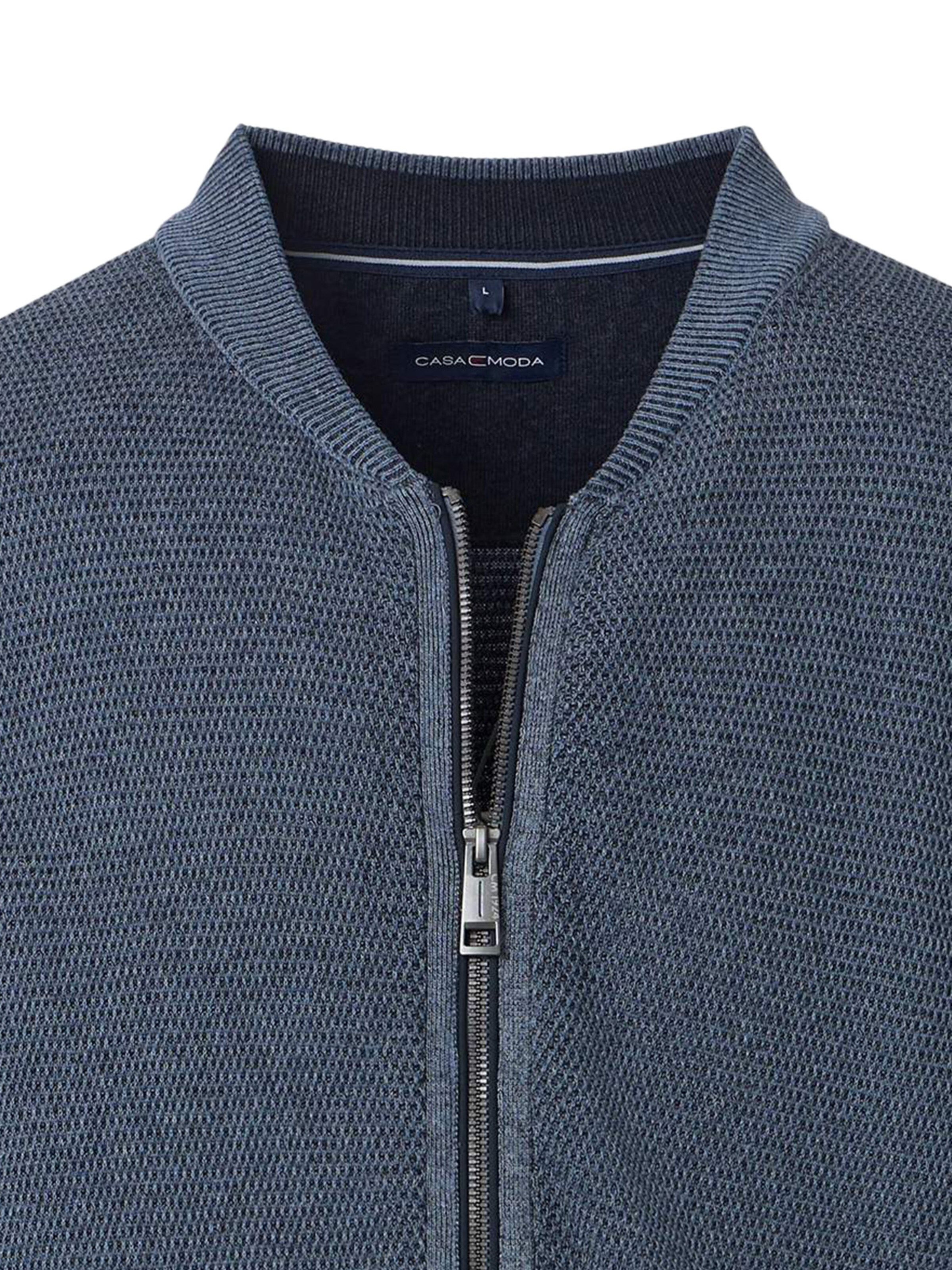 CASAMODA Knit Cardigan 'Basic' in Blue
