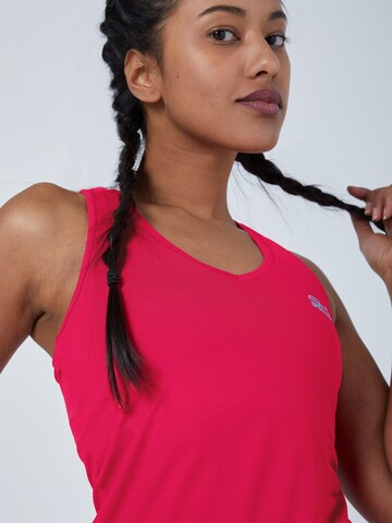 SPORTKIND Sporttop 'Tanktop V-Neck'‌‌ in Pink