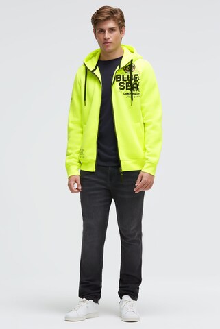 CAMP DAVID Zip-Up Hoodie in Green