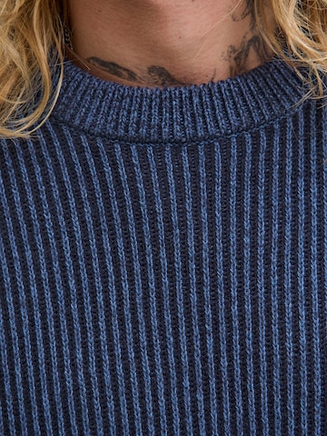 JACK & JONES Sweater 'JJEDover' in Blue