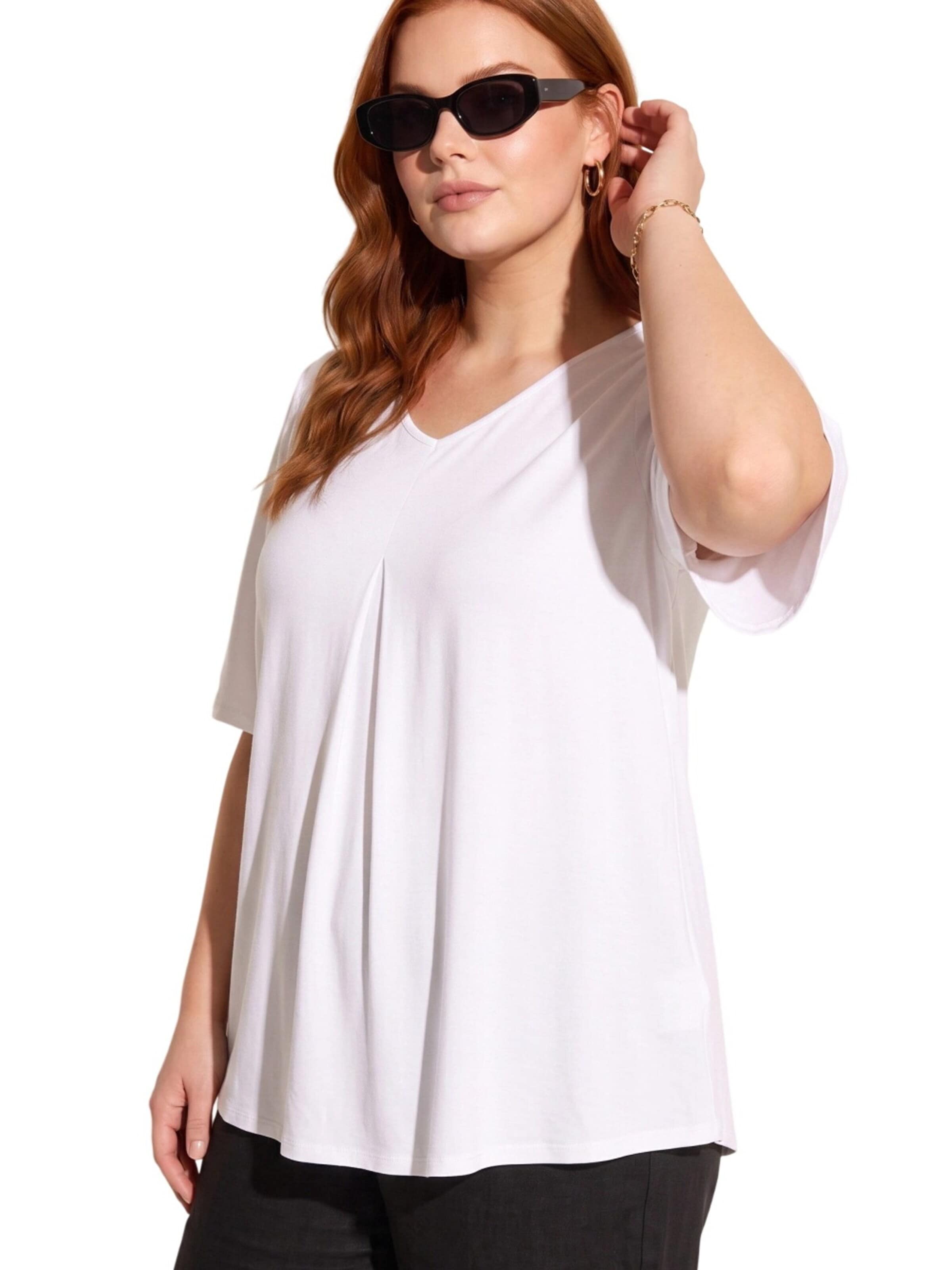 Shape Of You Bluse‌‌‌‌‌‌‌‌‌ in Weiß