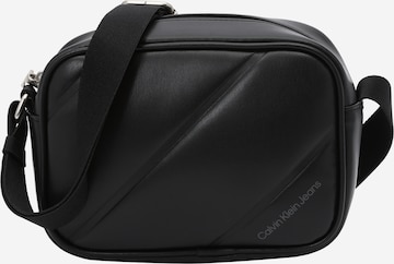 Sac à bandoulière Calvin Klein Jeans en noir : devant