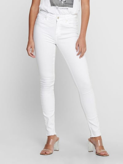 ONLY Jeans 'onlBLUSH MID ANKLE WHITE' in de kleur Wit, Modelweergave