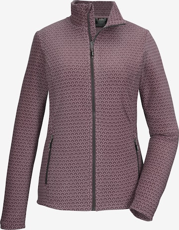 KILLTEC Funktionsfleecejacke in Lila: Vorderseite