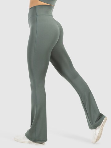 Smilodox Flared Leggings 'Loreen' in Green