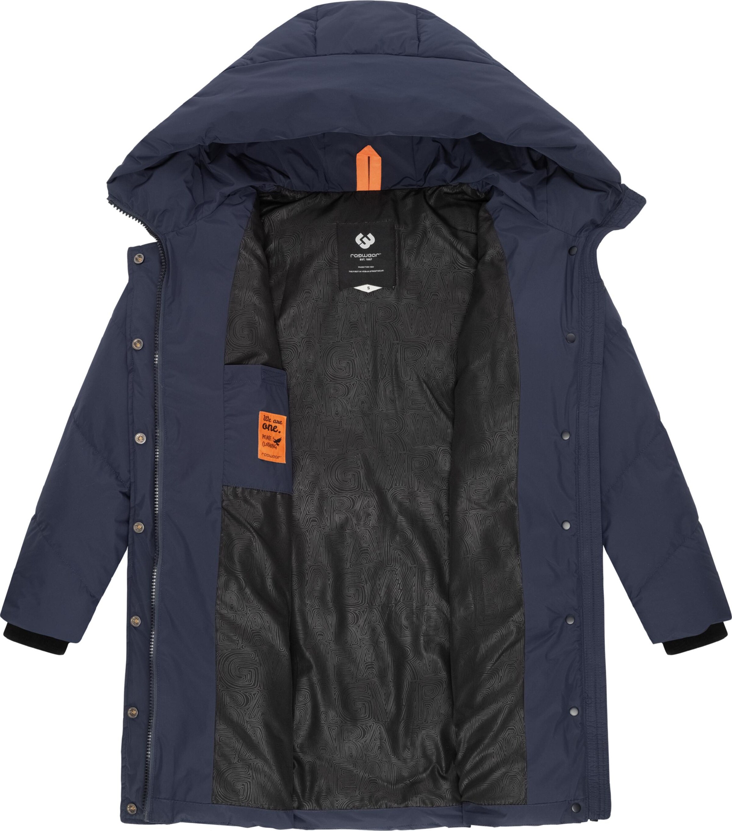 Ragwear Zimní kabát 'Avelin' – modrá