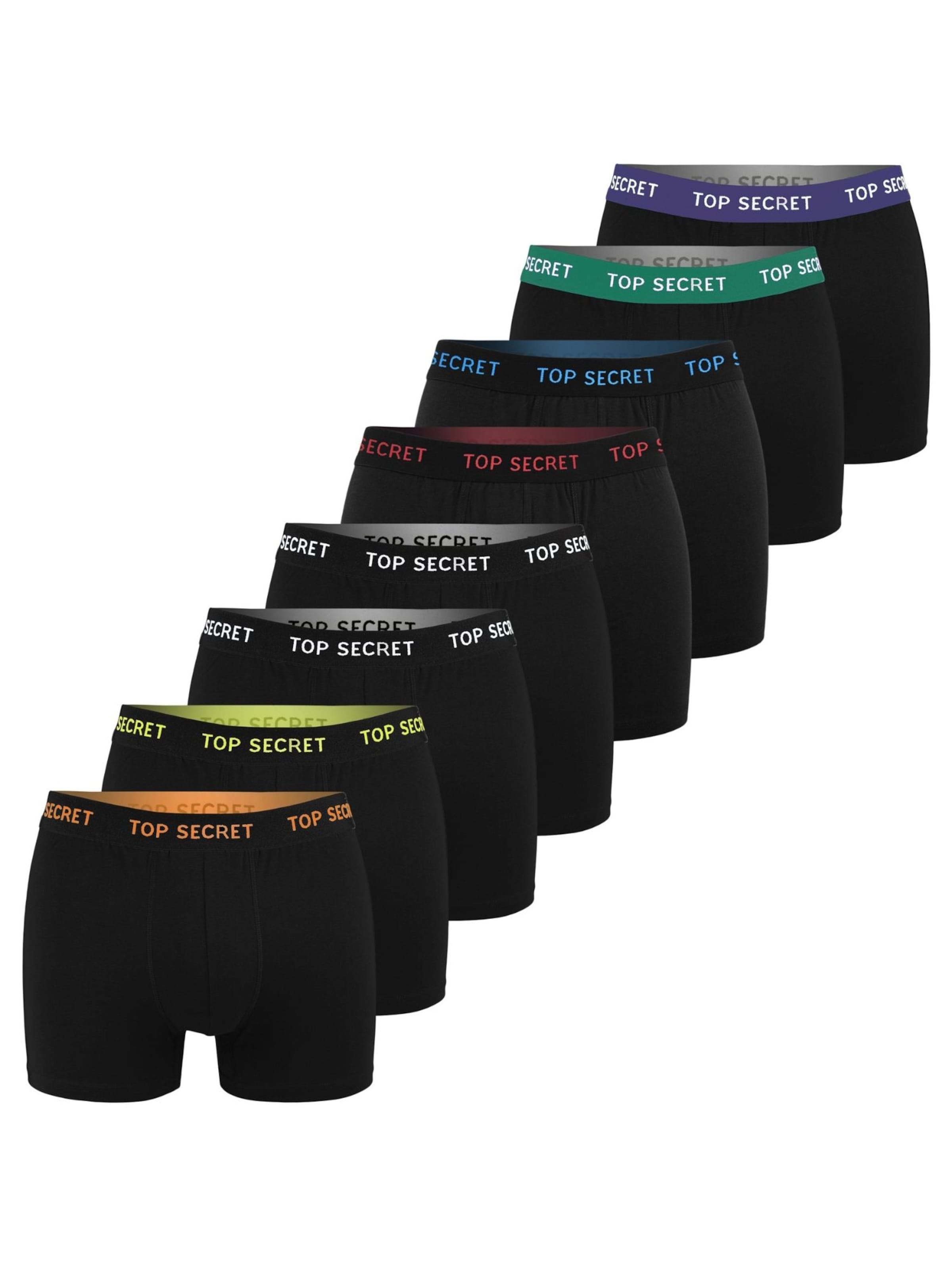 Top Secret Boxershorts‌‌‌‌‌‌‌‌ in Schwarz: Vorderseite