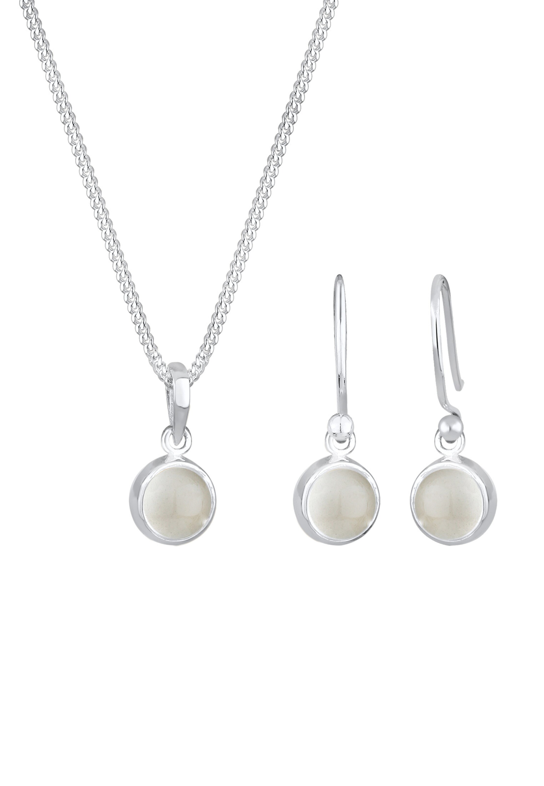 ELLI Schmuckset in Silber: Vorderseite