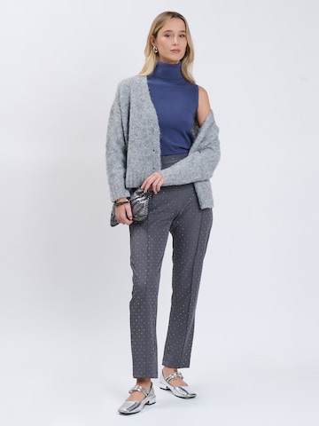 Influencer Knitted Top in Blue