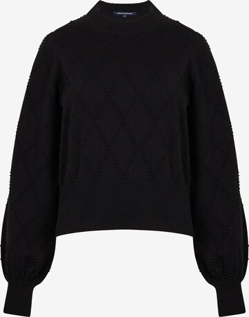 FRENCH CONNECTION Sweater 'Joy Mozart' in Black: front