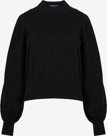 FRENCH CONNECTION Sweater 'Joy Mozart' in Black: front